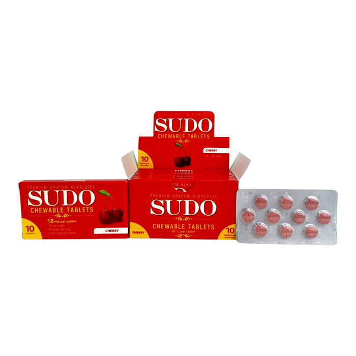 SUDO 7-OH 18mg Tabs - 10 Tab/Blister Pack - 6 Packs Display