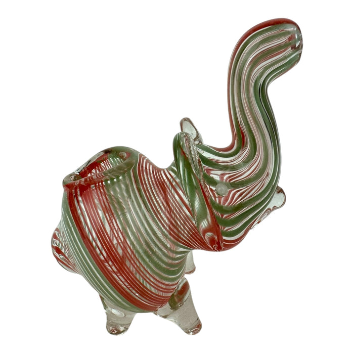 4" Medium Elephant Wig Wag Glass Pipe