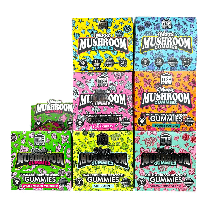 TRE House Magic Mushroom 60g Gummies 15 Gummies / Pouch