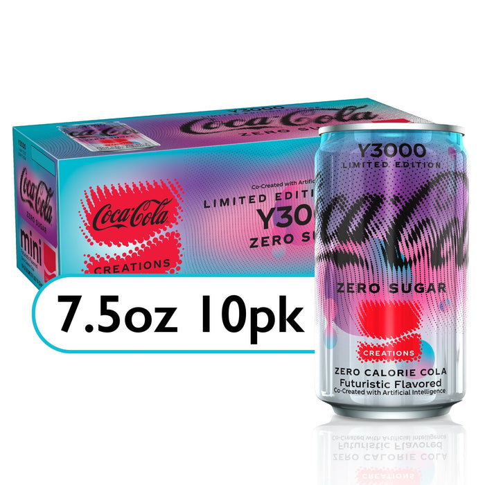 Exotic Coca Cola Soda Can Zero Sugar Y3000 Limited Edition