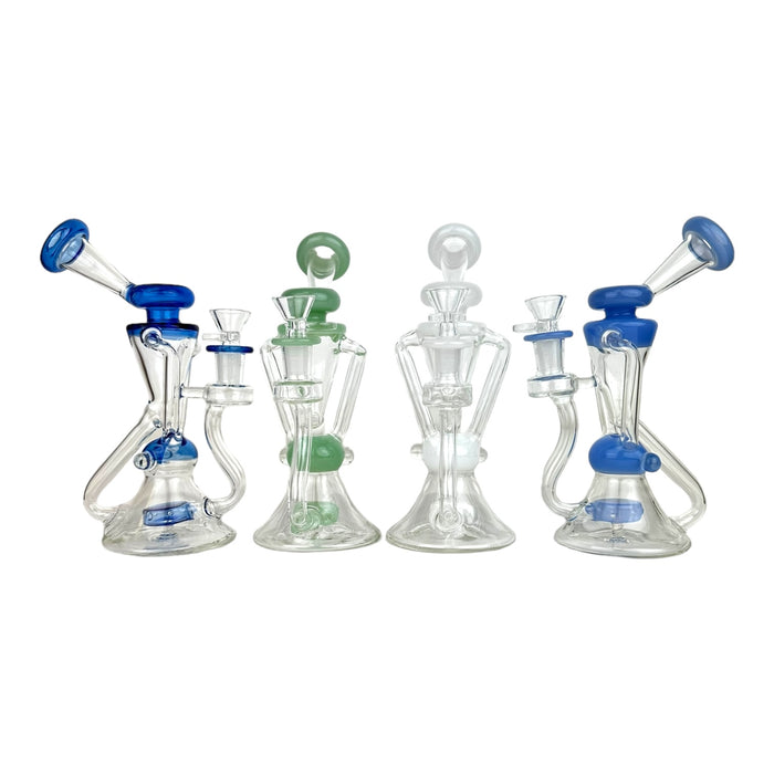 8.5" Dab Rig Style Glass Water Pipe