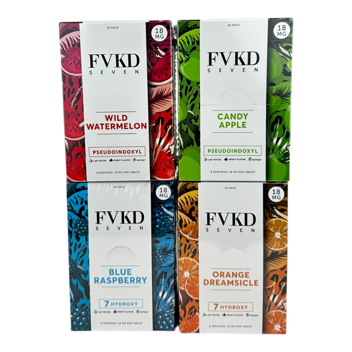 FVKD seven 7-OH 18mg 4Tabs / Pack - 10 Packs / Display | 25 Displays / Case