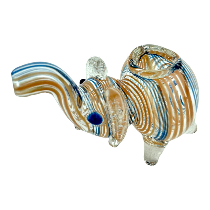 3" Small Elephant WigWag - Glass Hand Pipe