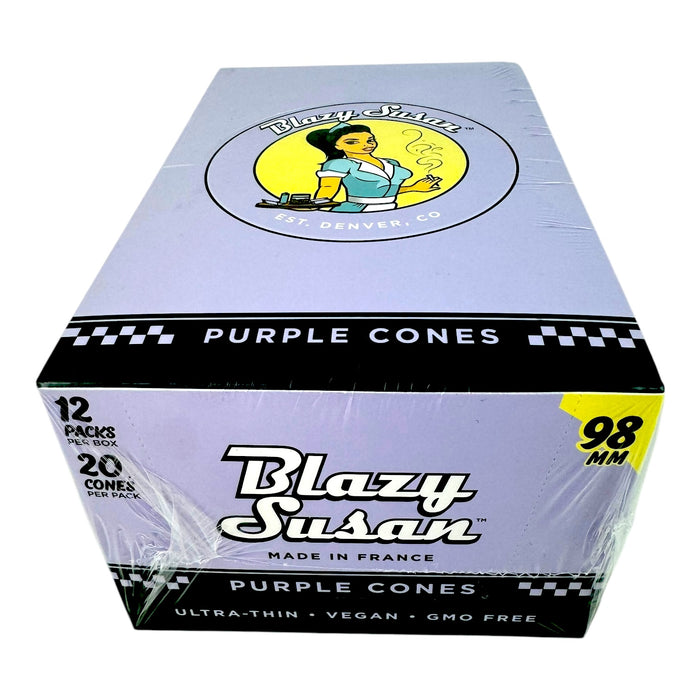 Blazy Susan 98MM Pre Rolled Cones (12 Pack x 20 Per Pack)