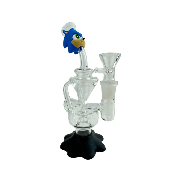 7.5" Character Glass Water Pipe