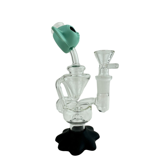 7.5" Character Glass Water Pipe