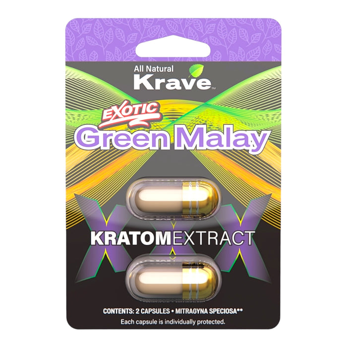 Krave Exotic Kratom Extract Capsules (12pk/Display)