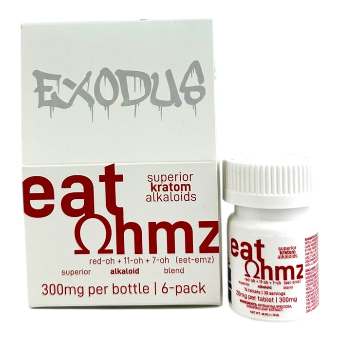 EAT OHMZ Red-oh + 7-oh 20mg 15 Tabs Jar - 6 Jars / Display | 30Displays /Case