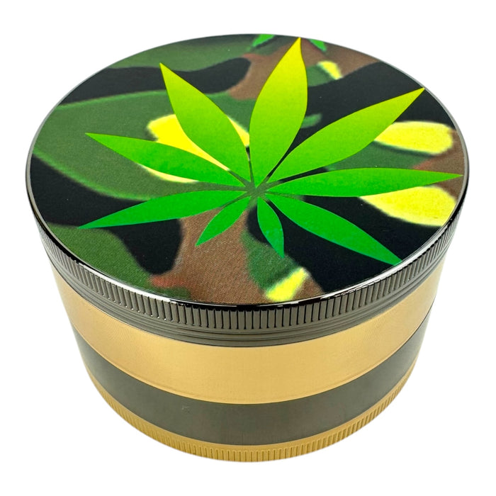 Loadstone Tobacco Grinder - Weed Leaf (6pc Display)