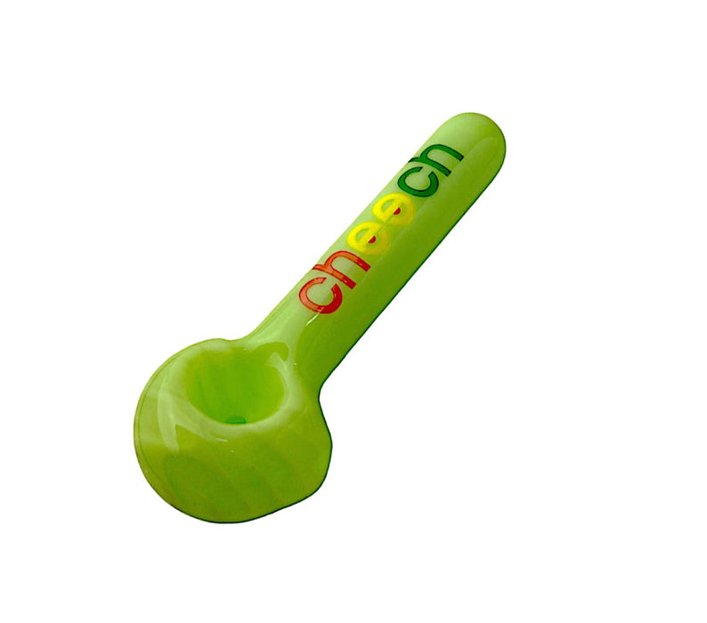 4" Cheech Glass Lollipop Rasta Hand Pipe