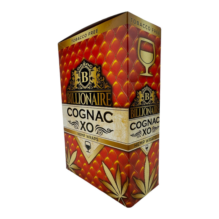 Billionaire Hemp Wraps - Cognac Xo (2 wraps per pack/ 25 pack Display)