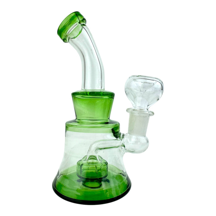 5.5" Color Clear Hourglass Water Pipe