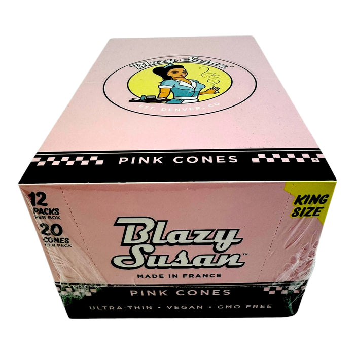 Blazy Susan King Size Pre Rolled Cones (12 Pack x 20 Per Pack)