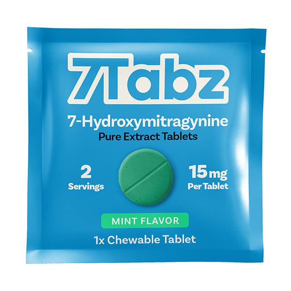 7Tabz 7-Hydroxymitragynine Kratom Extract 15mg Tablets| 1Tab | 40pc Display | 20 D/Case