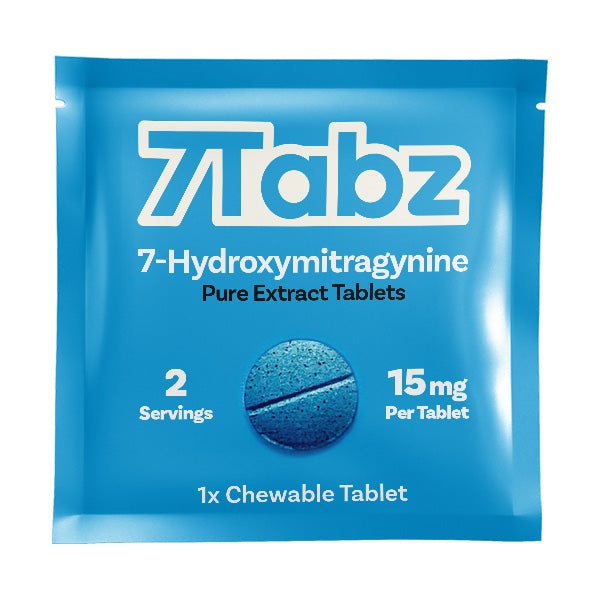 7Tabz 7-Hydroxymitragynine Kratom Extract 15mg Tablets| 1Tab | 40pc Display | 20 D/Case