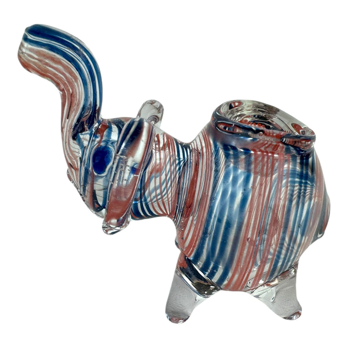 3" Small Elephant WigWag - Glass Hand Pipe