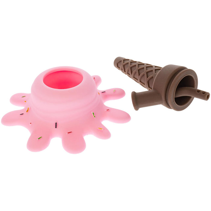 5.5" Splat Ice Cream Water Pipe