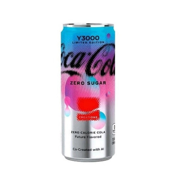 Exotic Coca Cola Soda Can Zero Sugar Y3000 Limited Edition