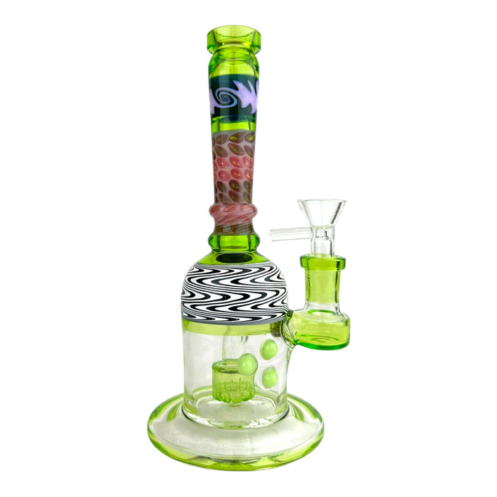 8.5" Art Work Glass Water Pipe "6019"