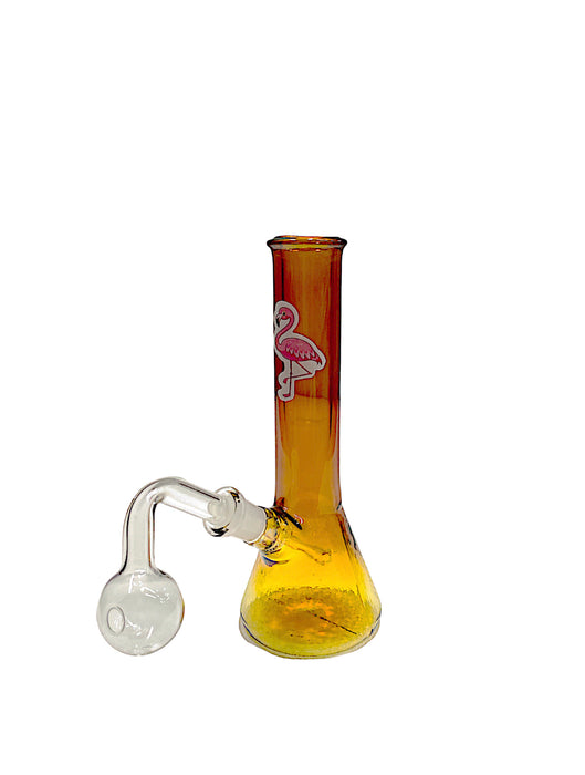 G/G 10mm Beaker Shape OB Water Pipe -Assorted Stickers