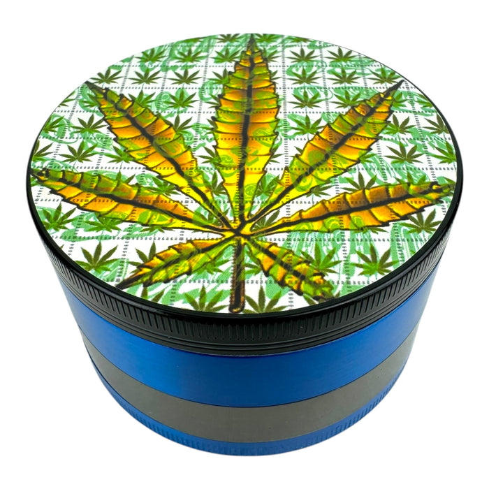 Loadstone Tobacco Grinder - Weed Leaf (6pc Display)