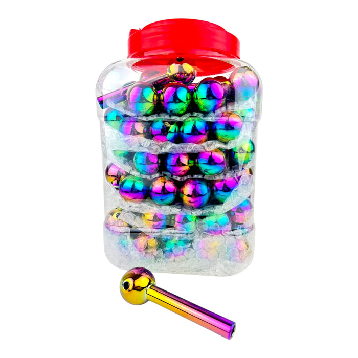 4" Color Oil Burner 90 pc Jar