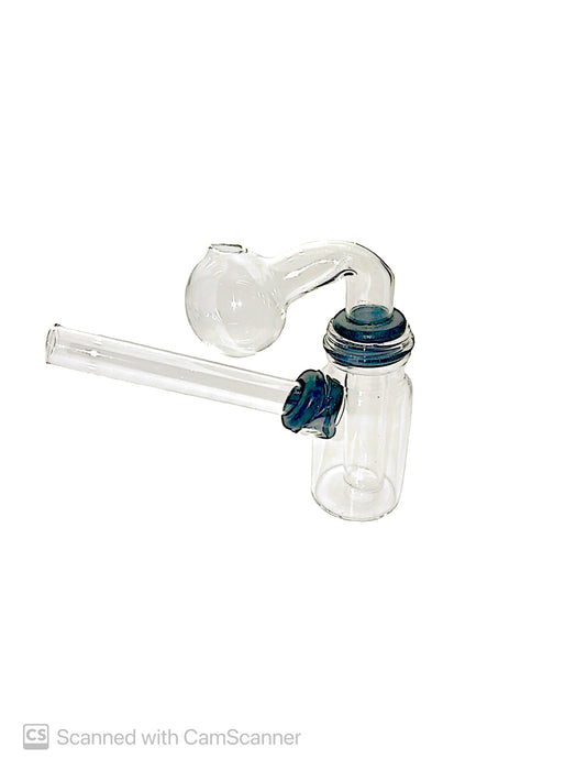 Clear 3 Pc Oil Burner Water Pipe