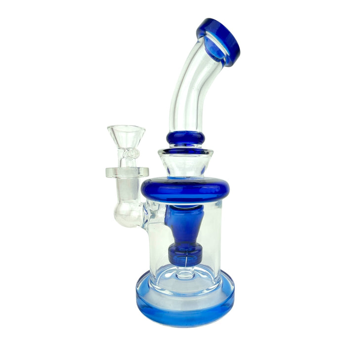 7” Color Bent Neck Cylinder Water Pipe WP-1253