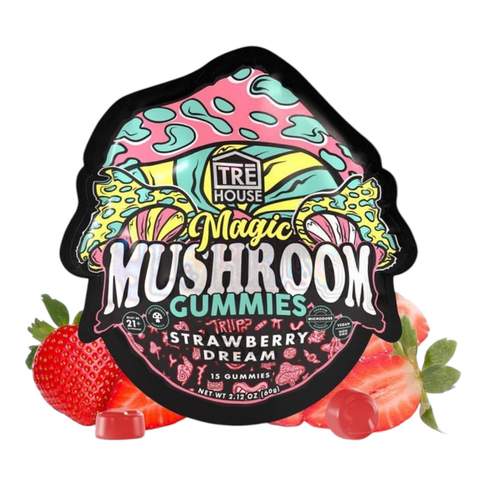 TRE House Magic Mushroom 60g Gummies 15 Gummies / Pouch