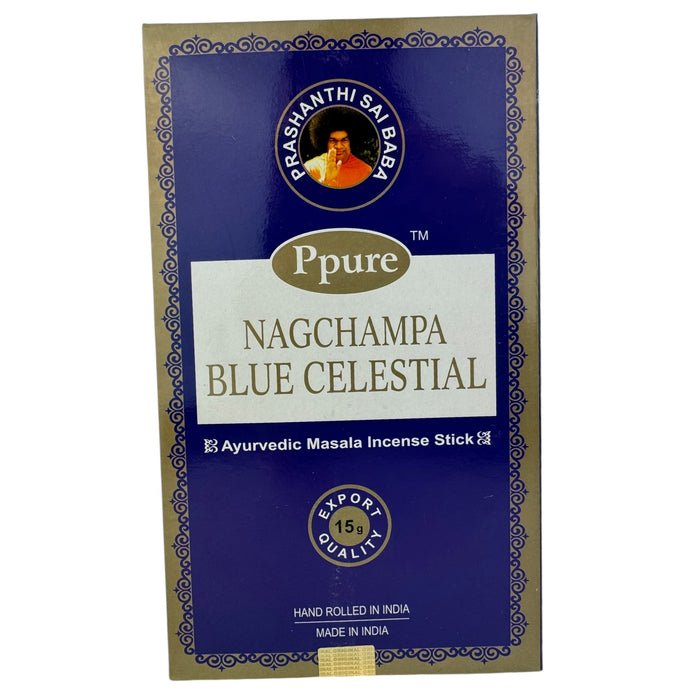 Ppure Nag Champa 15g Premium Masala Incense Sticks (12 Box Display)