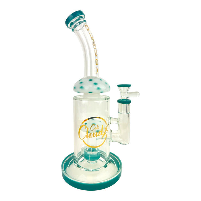 Cali Cloud 11.5" Mushroom Bent Neck Water Pipe "WP24"