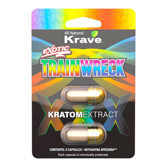 Krave Exotic Kratom Extract Capsules (12pk/Display)