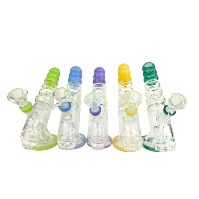 8.5" Color Telescope Glass Water Pipe