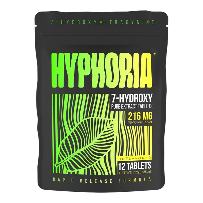 Hyphoria 7-OH 12 18mg Tablets 216mg Pack | 5 Packs / Display