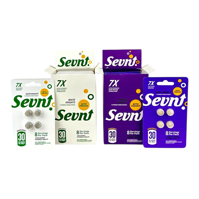 Sevn 7-OH With Pseudo 30mg Tab - 4 Tabs / Blister Pack - 10 Packs Display