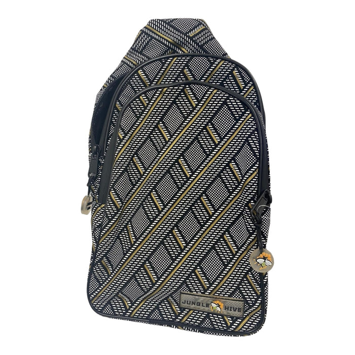 Jungle Hive Leather Design Cross Bag Backpack