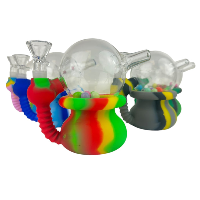 5" Bubble Gum Ball Globe Water Pipe  "SWP - 77"