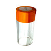 Acrylic Air Tight Jar 560mL 19oz. - Colored Lid Clear Bottom