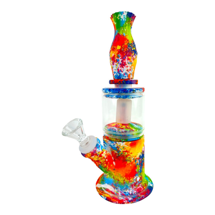 9.5" 4 in 1 Silicone Nectar Collector Water Pipe