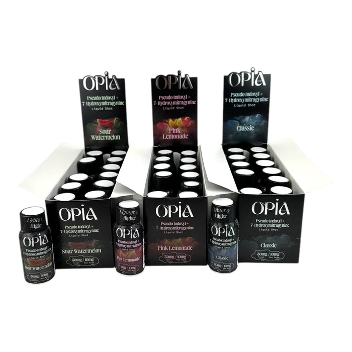 OPIA 7-OH + Pseudo 30mg Liquid Shots 12 bottles / Display | 20 Displays / Case