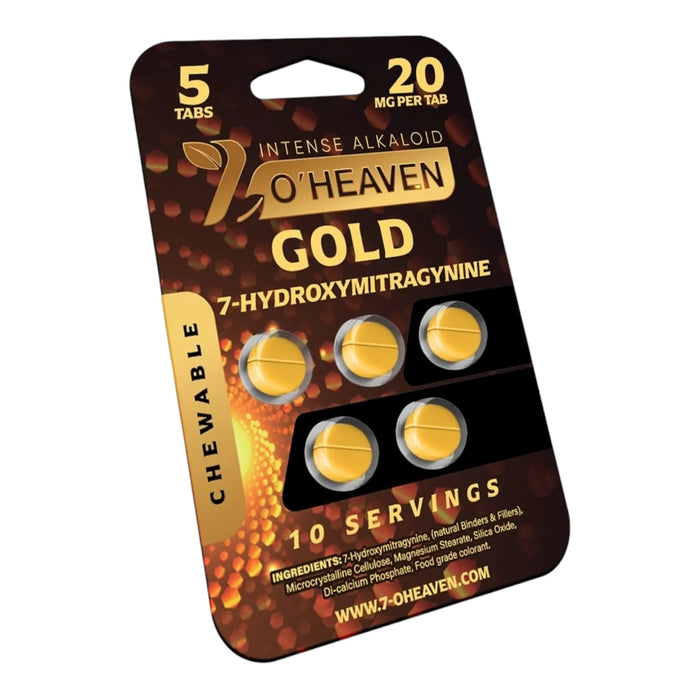 7 OHeaven 7-OH 20mg Tablets 5 Tabs-Pack - 20 Packs / Display | 20 Displays / Case