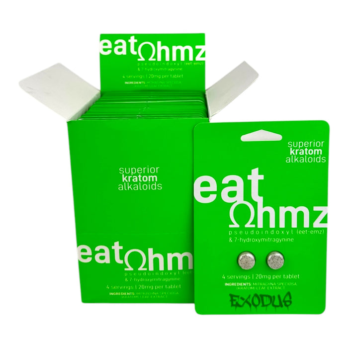 EAT OHMZ 7-OH + Pseudo 20mg 2Tab / Pack - 20 Packs / Display