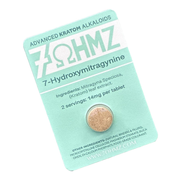 7-OHMZ Advanced Kratom Alkaloids 14mg Tablet | 20ct / Display Box | 25 Box/Case