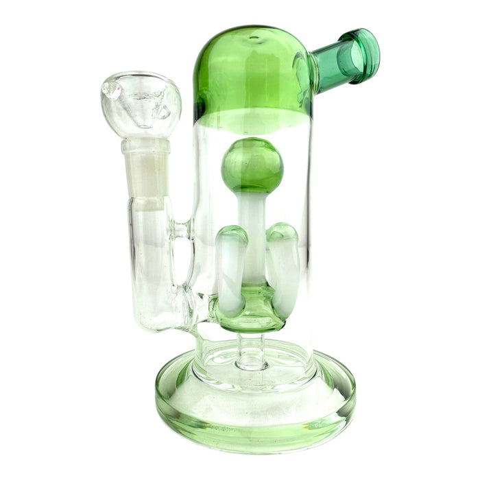 8” Dome Mushroom Perc Glass Water Pipe (Assorted Colors)