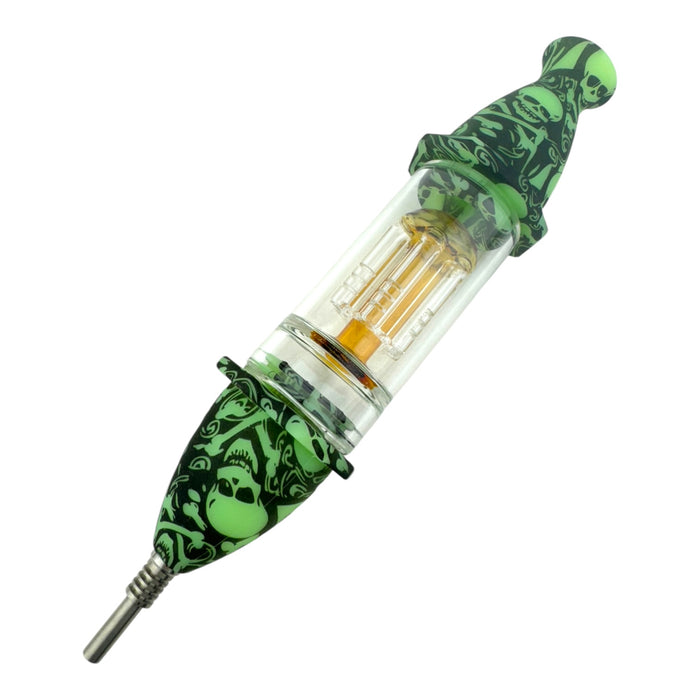 8'' Printed Rocket Silicone Nectar Collector w/ 6-Arm Tree Perc (SNC 11)