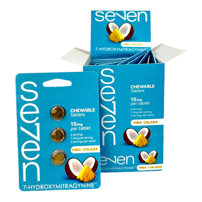 SE7EN 7-OH 15mg Tabs - 3 Tab/Blister Pack - 12 Packs Display