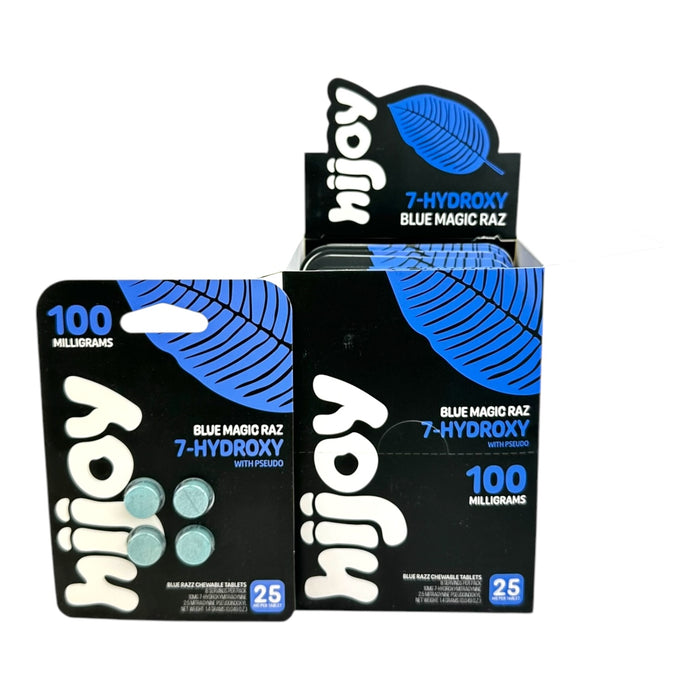 HIJOY 7-Hydroxy with Pseudo 100mg 4 Tabs Blister Pack - 10 Packs Display