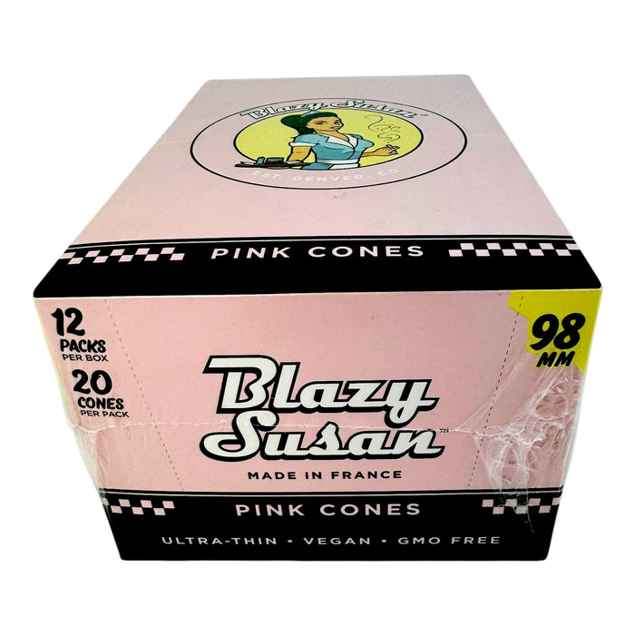 Blazy Susan 98MM Pre Rolled Cones (12 Pack x 20 Per Pack)