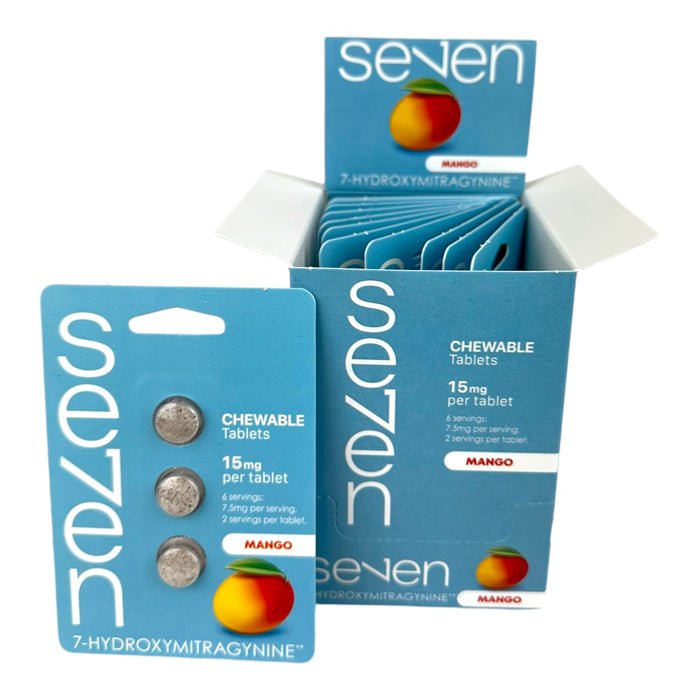 SE7EN 7-OH 15mg Tabs - 3 Tab/Blister Pack - 12 Packs Display