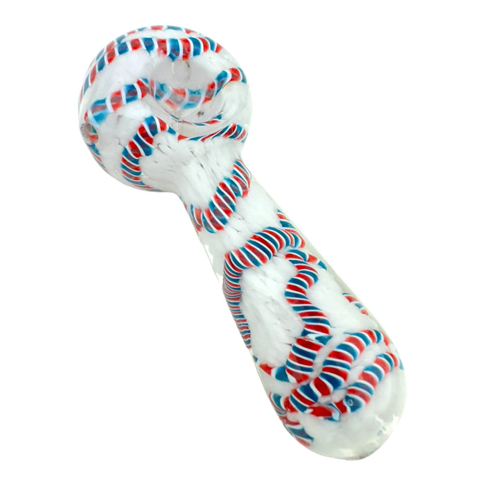 4” Wigwag Glass Hand Pipe